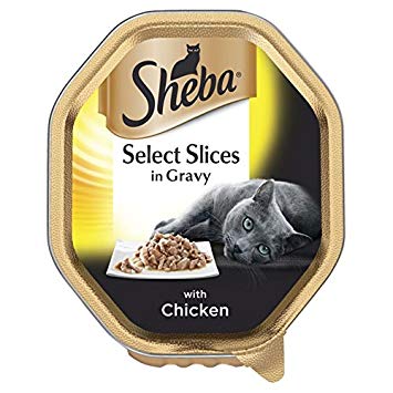 Sheba Chicken Select Slices in Gravy Alutrays - Cat Wet Food - 22 x 85g